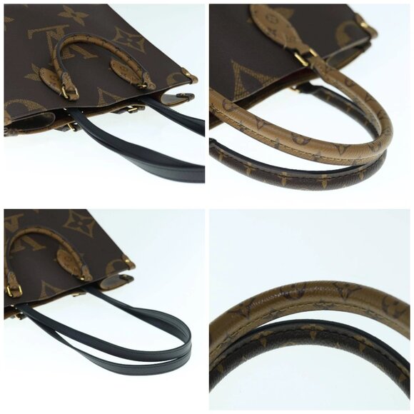 LOUIS VUITTON Monogram Reverse Giant On The Go MM Tote Bag M45321 LV Auth 62896S - Picture 16 of 16